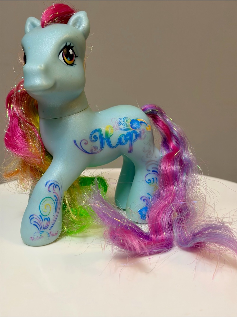 2007 My Little Pony G3 Rainbow Dash -25th Birthday Celebration Collector Set